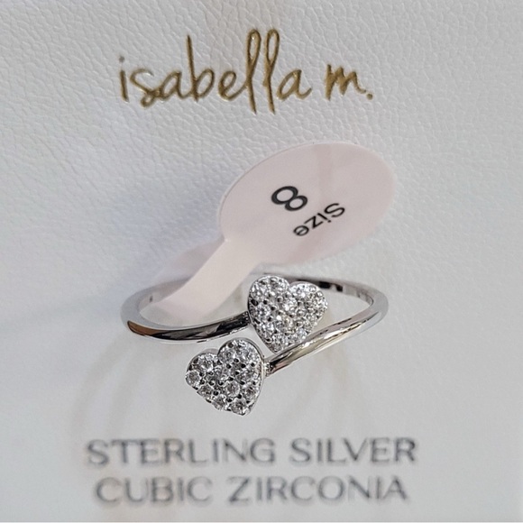 Sterling Silver Double heart ring
925 Marked Size 8 - Picture 1 of 1